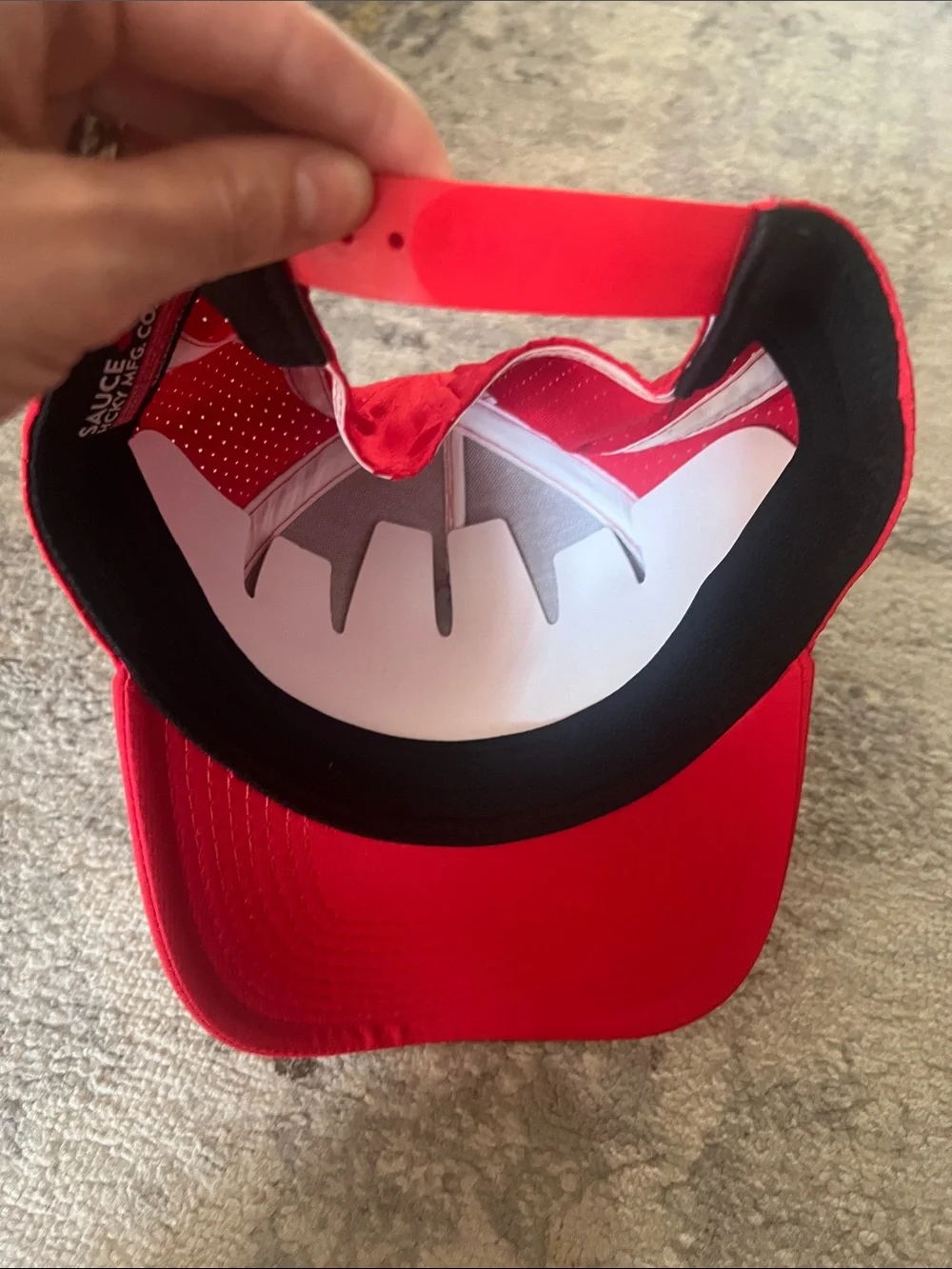 Made in Minnesota Red Performance Trucker Hat